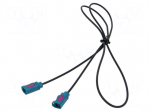 Cable | 1m | Fakra female,both sides | Car brand: universal