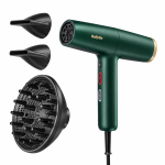 BABYLISS | Hair dryer | D6555DE | 1700 W | Number of temperature settings 3 | Ionic function | Diffuser nozzle | Green
