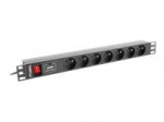Cable Lanberg  PDU-07E-0200-IEC-BK  PDU