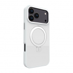 Back panel cover Evelatus Apple iPhone 17 Pro Max Shield Case With MagSafe & Stand Matte Silver