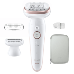 Braun Epilator | SES9-030 Silk &eacute;pil 9 | Operating time (max) 50 min | Number of power levels 2 | Wet & Dry | White/Rose