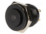 Switch: vandal resistant | Pos: 2 | SPST-NO | 2A/36VDC | IP65 | OFF-(ON)
