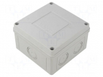 Enclosure: junction box | X: 111mm | Y: 66mm | Z: 111mm | wall mount