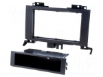 Radio mounting frame | Mercedes,VW | 2 DIN | black