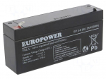 Re-battery: acid-lead | 6V | 3Ah | AGM | maintenance-free | 134x34x66mm