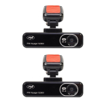Package of 2 pieces Car camera DVR PNI Voyager S2600 WiFi, 4K Ultra HD, GPS, without display, parking monitoring function, G-sensor, video and audio recording, 12V/24V power supply
