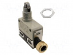 Limit switch | plunger with metal roller &Oslash;11mm | NO + NC | 5A | IP67