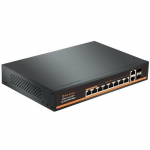 PoE switch 8x Gigabit PoE+2x Gigabit UPLINK+2x SFP, 120W