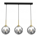PENDANT LIGHT BURSA 3XE14 LINE BL/GOLD