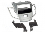 Radio frame | Ford | 2 DIN | silver