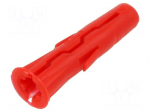 Plastic anchor | 6x28 | UNO&reg; | 1000pcs | 6mm | Pin material: plastic