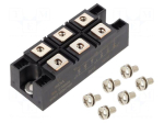 Bridge rectifier: three-phase | Urmax: 1.2kV | If: 90A | Ifsm: 770A