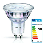 Philips CorePro LEDspot 5W GU10 - 36&deg; 840 4000K dimmable natural light