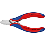 KNIPEX electronics diagonal cutters 77 02 115, cutting pliers (red/blue, length 115mm)