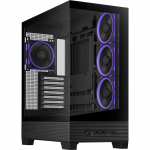 ASUS A31 PLUS TG ARGB, tower case black, tempered glass x 2
