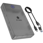 Icy Box IB-388-CU3 (black, hard drive enclosure for 2.5"/3.5" SATA SSD/HDD)