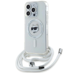 Karl Lagerfeld KLHMP14XHCCHNT Hardcase for iPhone 14 Pro Max 6.7" transparent IML Choupette Head & Cord M