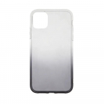 Fusion Gradient case silikona aizsargapvalks Samsung S908 Galaxy S22 Ultra caurspīdīgs - pelēks