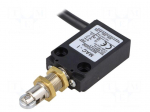 Limit switch | plunger with metal roller &Oslash;10,4mm | NO + NC | 5A