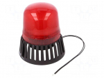 Signaller: lighting-sound | red | Series: IT | 12&divide;24VDC | 12&divide;24VAC