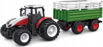 Amewi RC traktor koos loomaveokiga LiIon 500mAh White/6+