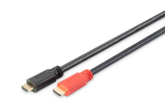 DIGITUS HDMI-kaabel 1.3b t&uuml;&uuml;p A -> t&uuml;&uuml;p A St/St 15,00m Black pol&uuml;ott