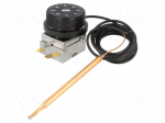 Sensor: thermostat with capillary | Output conf: SPDT | 10A | 400VAC
