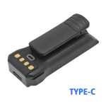 2600mAh Replacement Battery for Hytera BL1507, BP510, BP515, BP518, BP560, BP568 With Type-C Port Charger