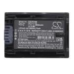 2850 mAh for Sony NP-FV100