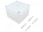 Enclosure: multipurpose | X: 130mm | Y: 130mm | Z: 99mm | TK PC | grey