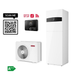 &Otilde;hk-vee soojuspumbad Ariston NIMBUS COMPACT 50 S NET R32, integreeritud veesoojendiga, WiFi-ga, 6.35 kW