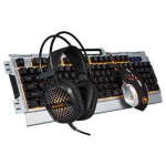 Marvo CM303 keyboard Mouse included Gaming USB Black, Silver