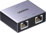 Converter Ugreen  UGREEN Gigabit Ethernet sadalitajs no 1 uz 2 RJ45 (8P8C)  sudraba krasa