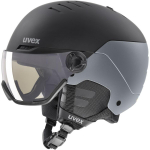 Ski helmet UVEX Wanted Visor pro V BLACK MATT, size 54&ndash;61 cm