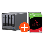 UGREEN NASync DXP4800 Plus NAS s&uuml;steem 4-kolmega 8TB koos 2x Seagate IronWolf ST4000VN006 4 TB-ga