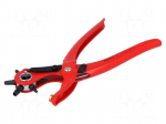 Pliers | for making holes in leather, fabrics and plastics
