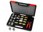 Kit: for crimping push-on connectors, terminal crimping