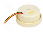 Sound transducer: piezo siren | -20&divide;60&deg;C | 12VDC | &Oslash;42x26mm