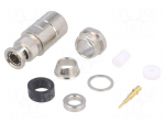 Plug | BNC | male | straight | 50&Omega; | RG213,RG214,RG216,RG393 | clamp