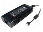 Power supply: switched-mode | 15VDC | 17A | 255W | Case: desktop | 90%