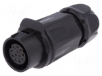 Plug | Connector: circular | size 20 | 02 | female | PIN: 12 | for latch