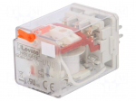 Relay: electromagnetic | 3PDT | Ucoil: 110VAC | 10A/250VAC | 10A/30VDC