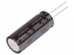Capacitor: electrolytic | low impedance | THT | 5600uF | 16VDC | &plusmn;20%