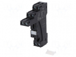 Socket | PIN: 8 | 12A | 300VAC | Mounting: DIN,on panel | -40&divide;70&deg;C