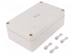 Enclosure: multipurpose | X: 110mm | Y: 180mm | Z: 63mm | flat | TK PS