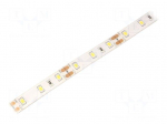 LED tape | white neutral | 2835 | 12V | LED/m: 60 | 10mm | IP65 | 12W/m