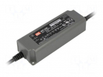 Power supply: switched-mode | LED | 60W | 7.2&divide;12VDC | 5A | 90&divide;305VAC