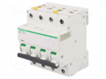 Circuit breaker | 400VAC | Inom: 16A | Poles: 3+N | DIN | Charact: C | 6kA