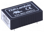 Converter: DC/DC | 3W | Uin: 18&divide;75V | Uout: 15VDC | Uout2: -15VDC | DIP24