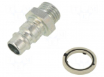 Connector plug | -0.95&divide;10bar | Thread: G 1/4" | Thread: outside